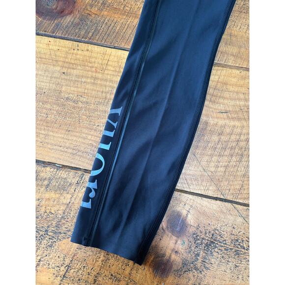 Womens Vuori Black Spectra Run Leggings Style #VW4102 Size Small - Picture 2 of 9